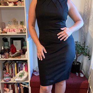 Black Sleeveless Professional Dress